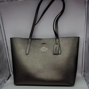 Coach Avenue Tote F37871 Gunmetal